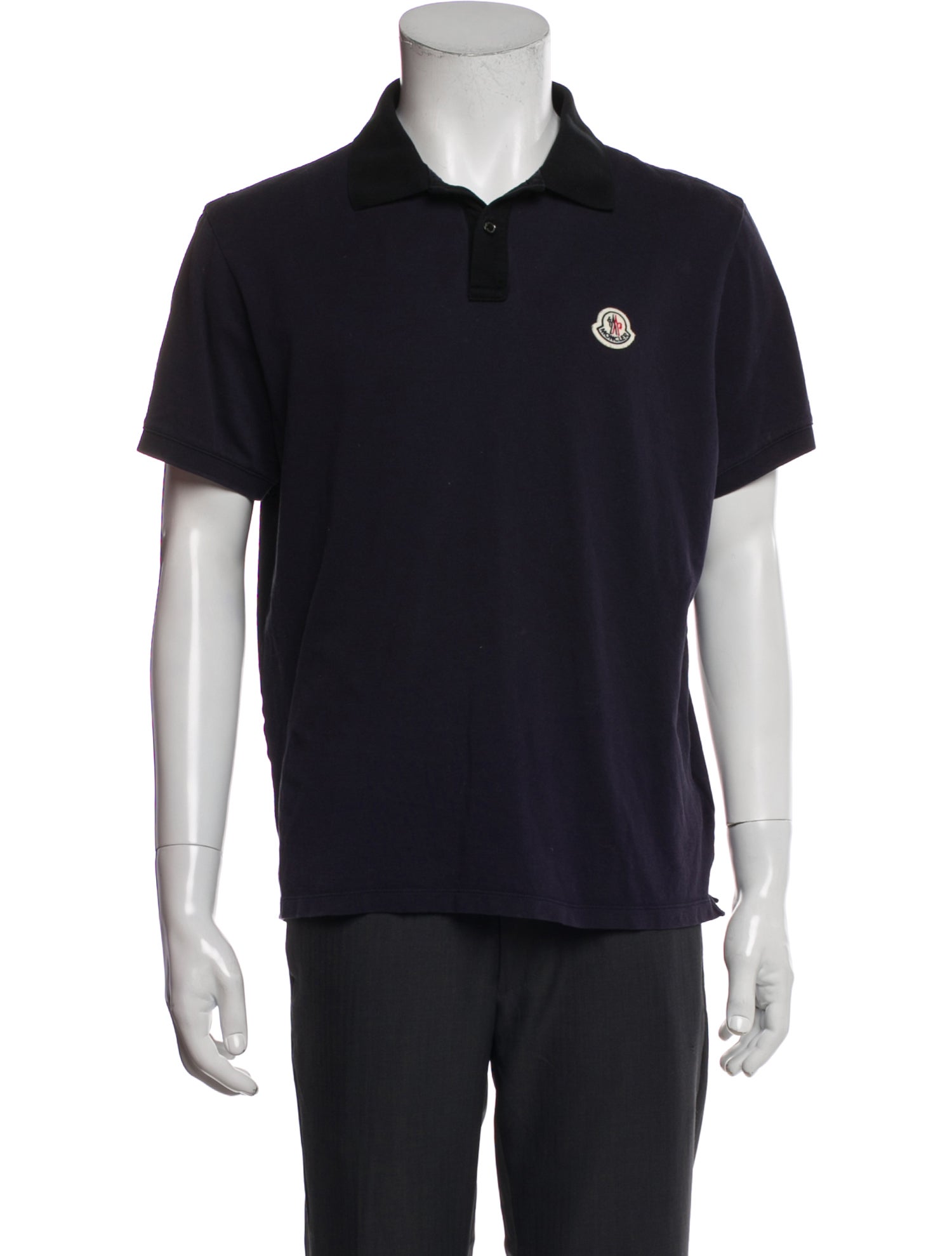 Moncler Collar Short Sleeve Polo Shirt