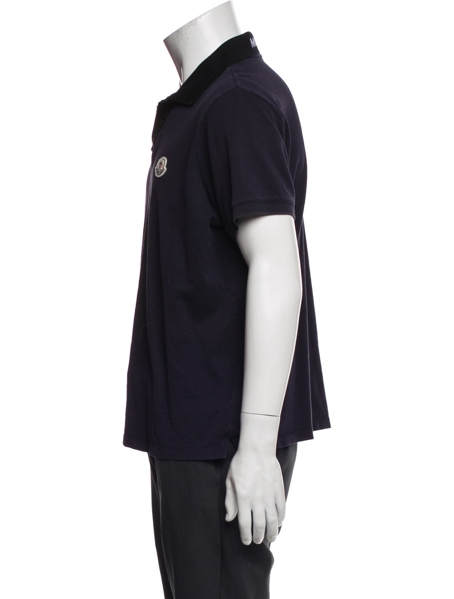 Moncler Collar Short Sleeve Polo Shirt