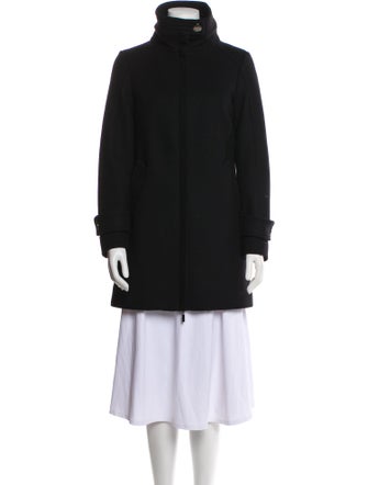 Moncler Etoffe Down Virgin Wool Down Coat