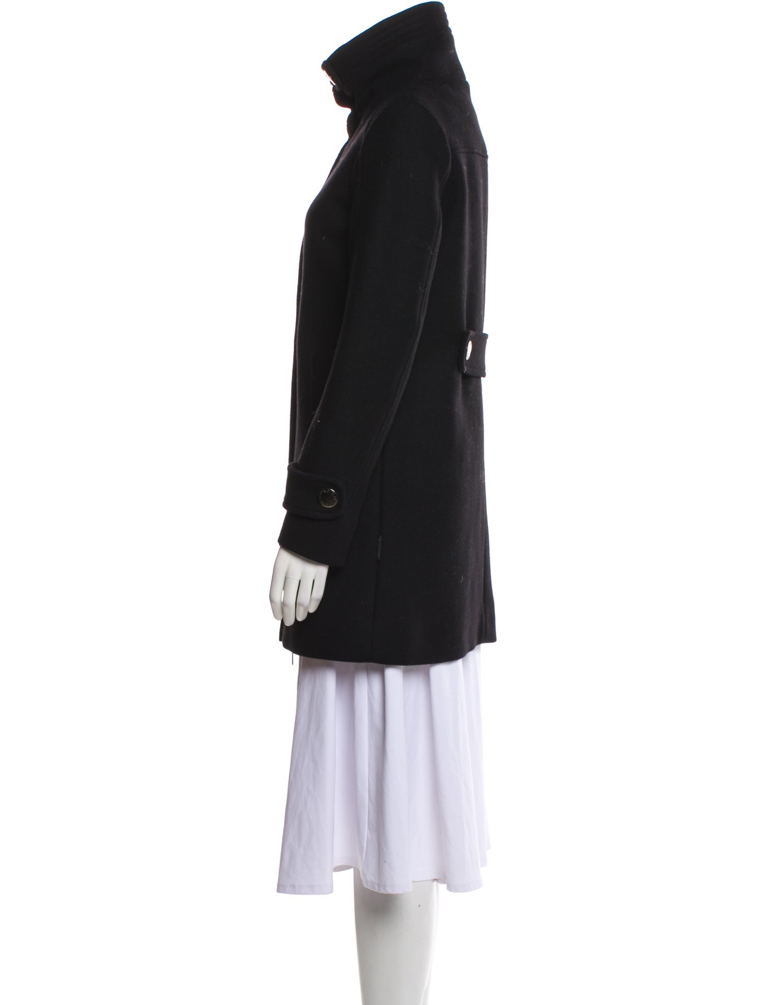 Moncler Etoffe Down Virgin Wool Down Coat