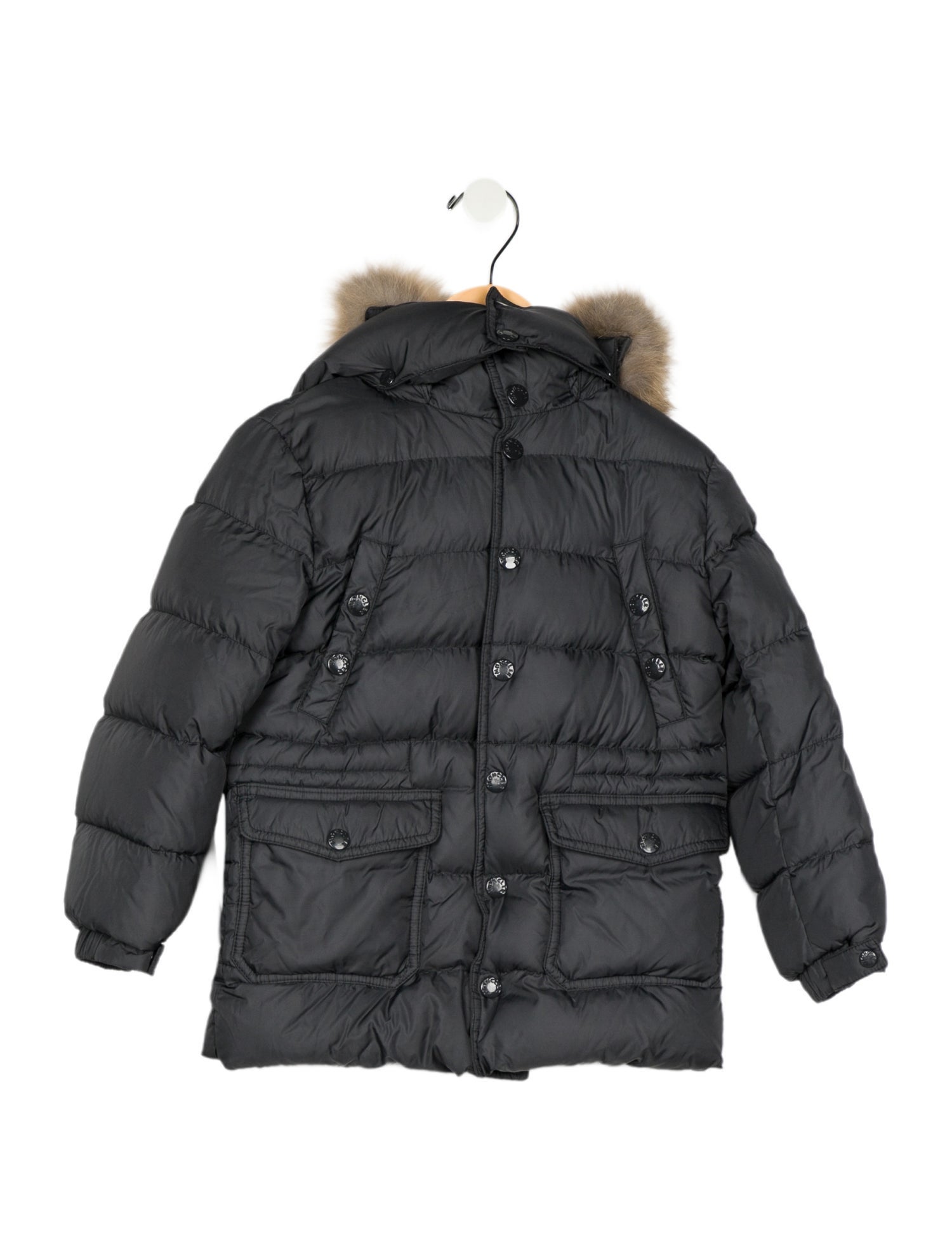 Moncler toddler boys' grey jacket