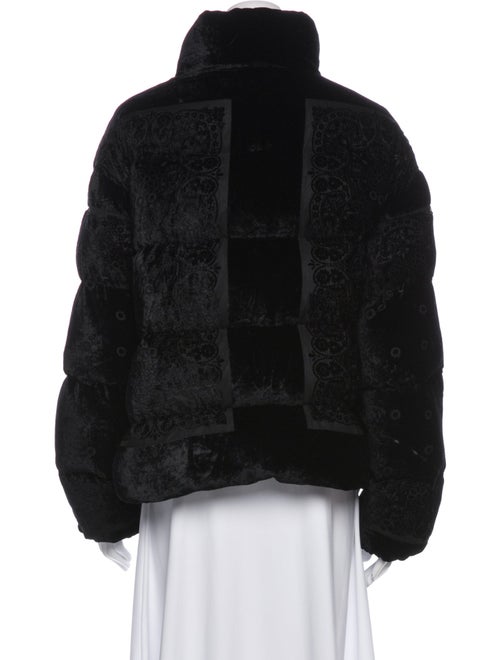 Moncler Velvet Faux Fur Jacket