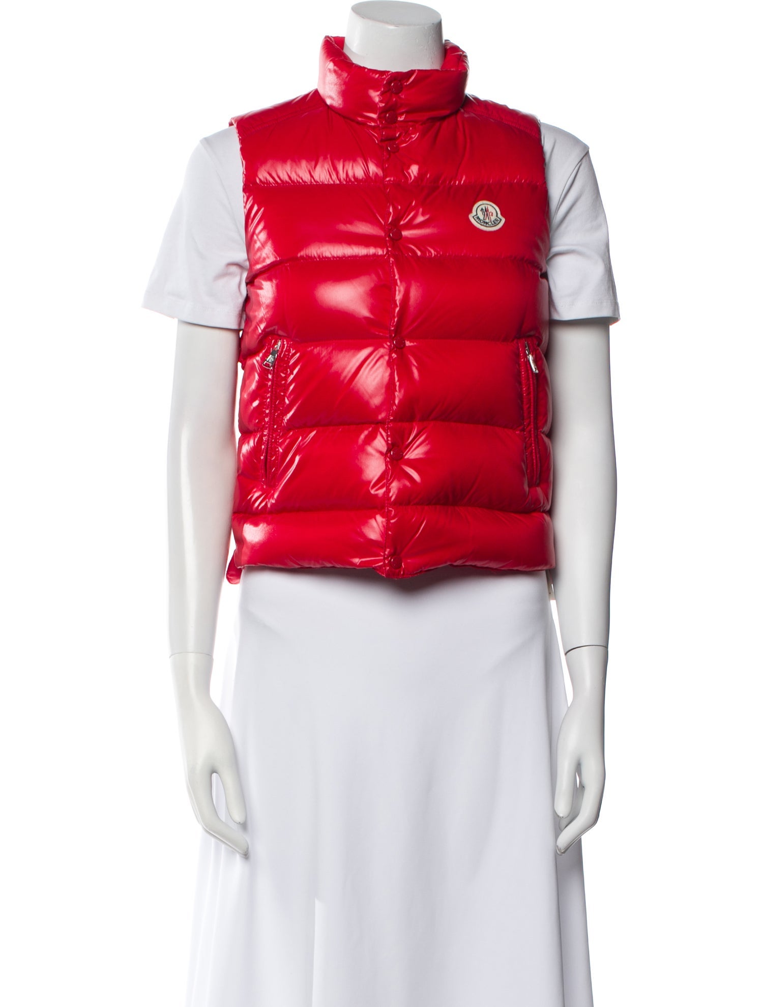 Moncler Boys' Solid Down Puffer Vest w/ Tags