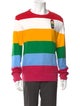 Moncler Striped Crew Neck Sweatshirt