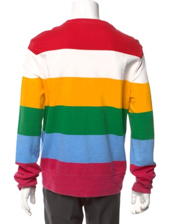 Moncler Striped Crew Neck Sweatshirt