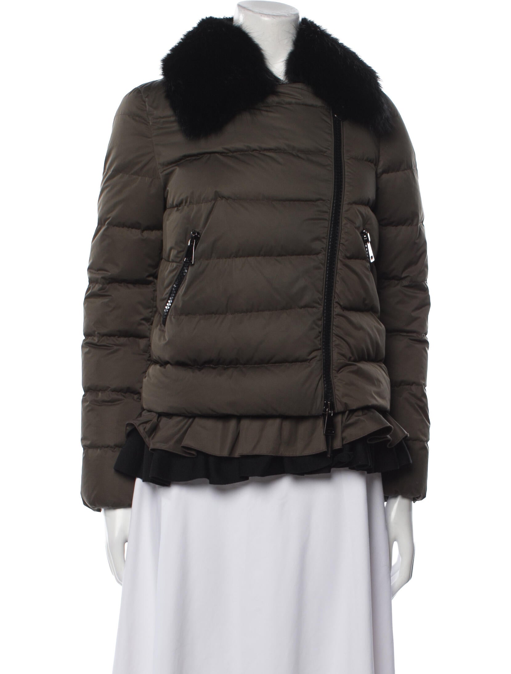 Moncler Faux Fur Coat