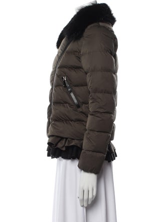 Moncler Faux Fur Coat