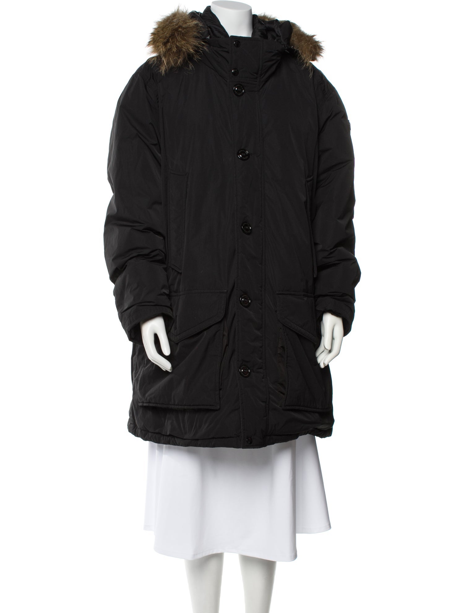 Moncler Colorblock Pattern Parka