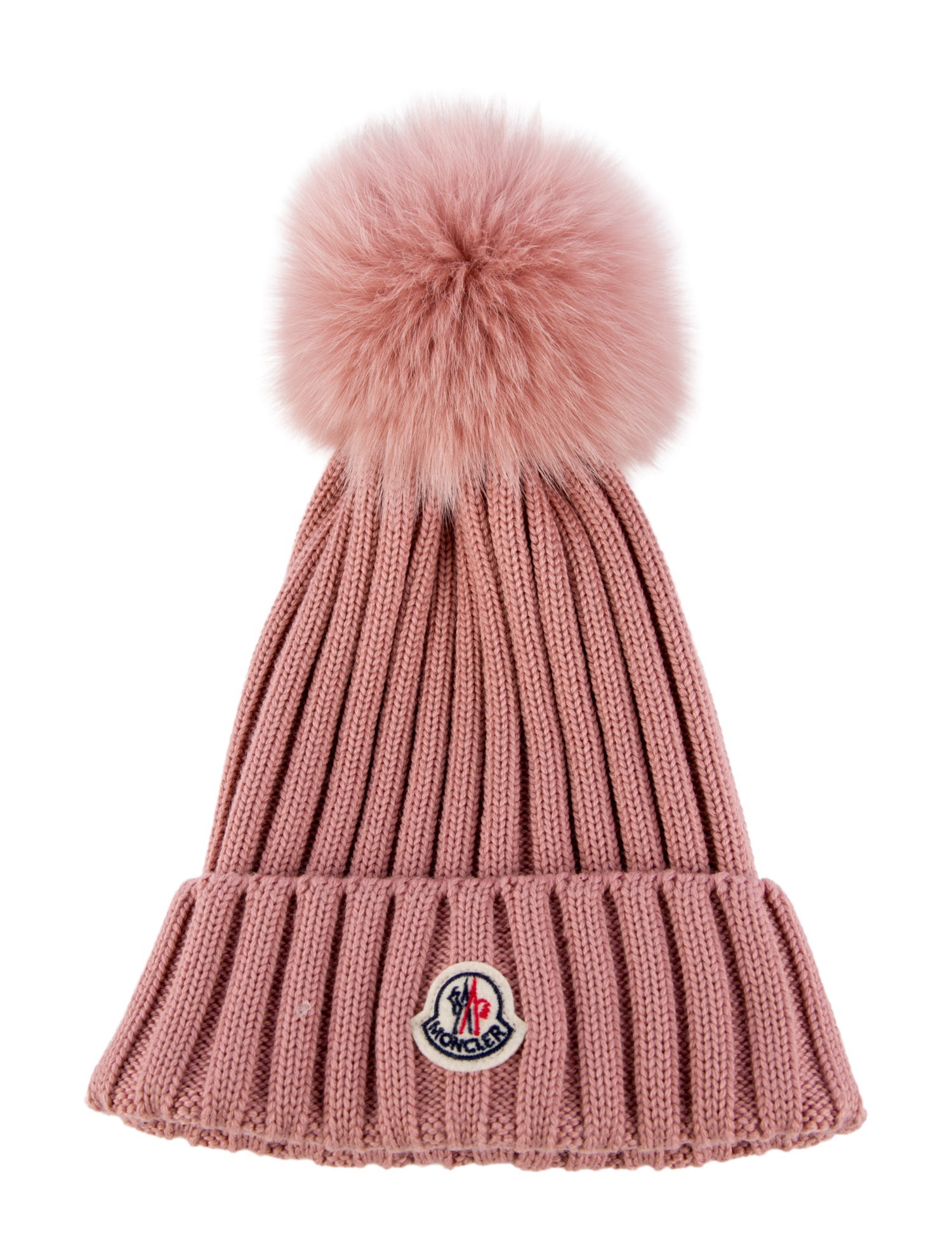 Moncler Organic-Fibers Knitted Fur Trim Beanie