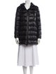 Moncler Nylon Faux Fur Coat