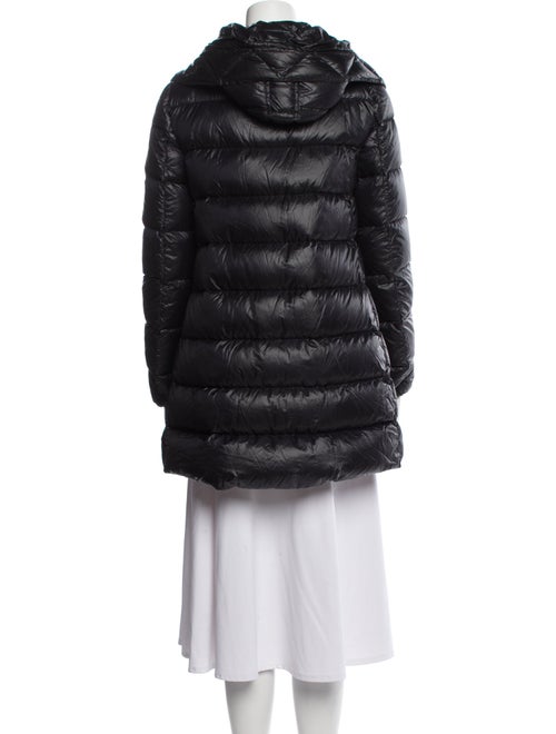 Moncler Nylon Faux Fur Coat