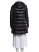 Moncler Nylon Faux Fur Coat