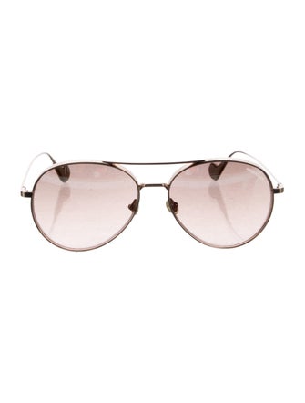 Moncler Aviator Mirrored Sunglasses
