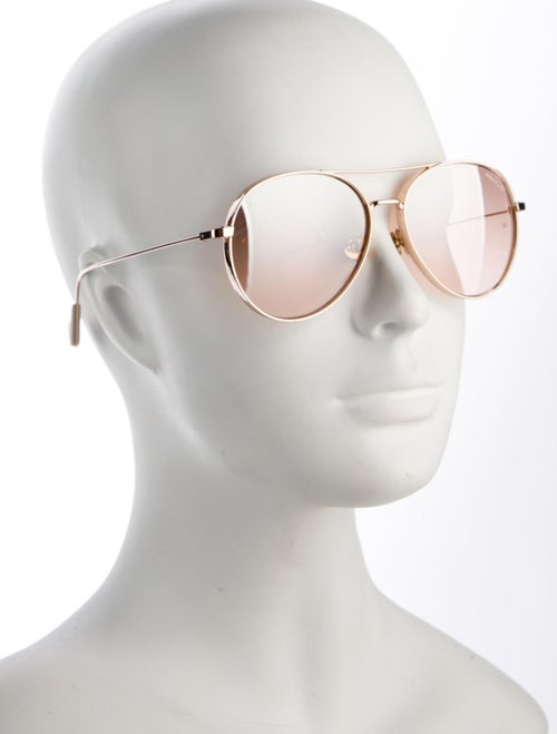 Moncler Aviator Mirrored Sunglasses