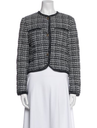 Moncler Tweed Pattern Evening Jacket