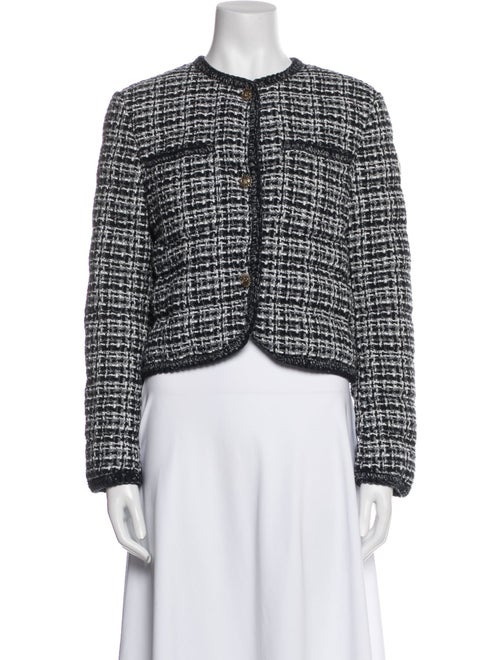 Moncler Tweed Pattern Evening Jacket