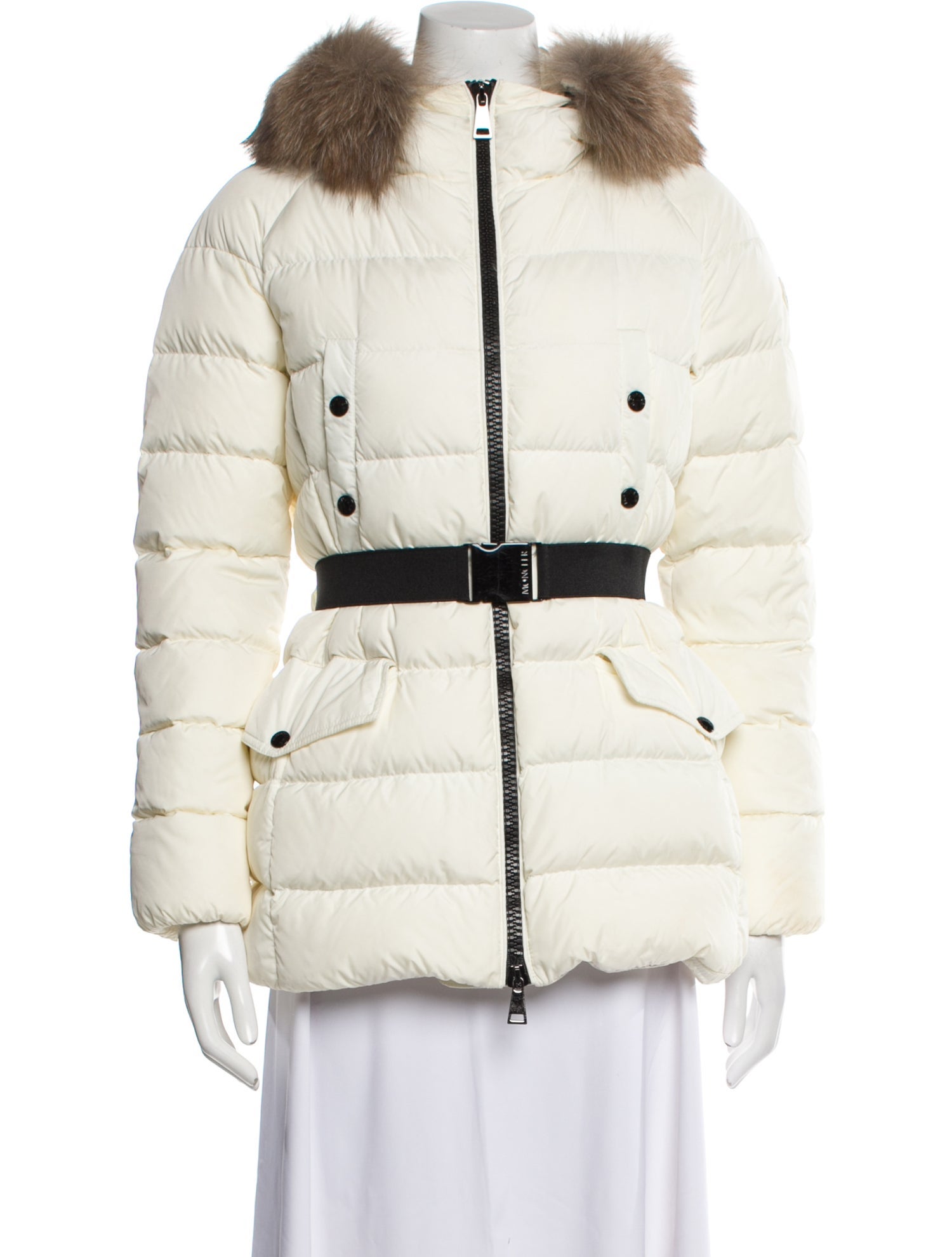 Moncler Faux Fur Coat