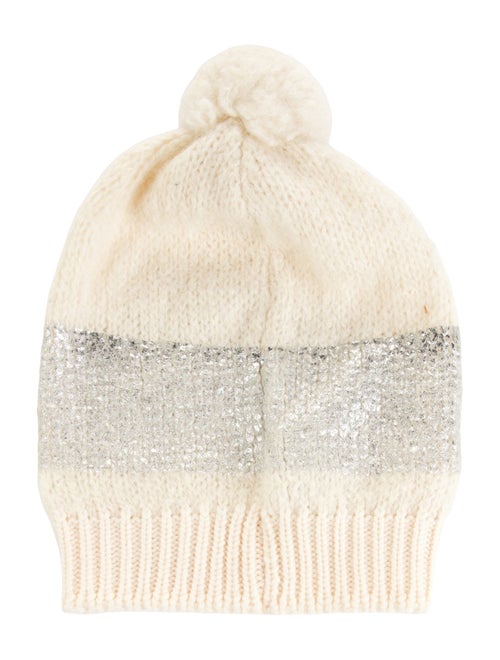 Moncler Girls' Pom Pom Beanie