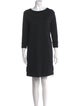 Moncler Bateau Neckline Knee-Length Dress