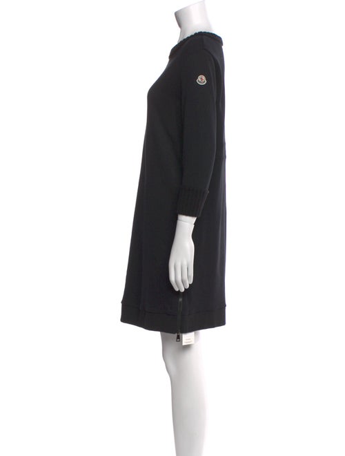 Moncler Bateau Neckline Knee-Length Dress