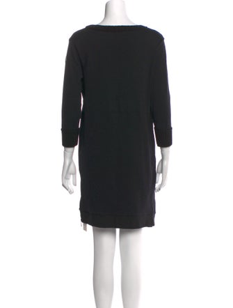 Moncler Bateau Neckline Knee-Length Dress