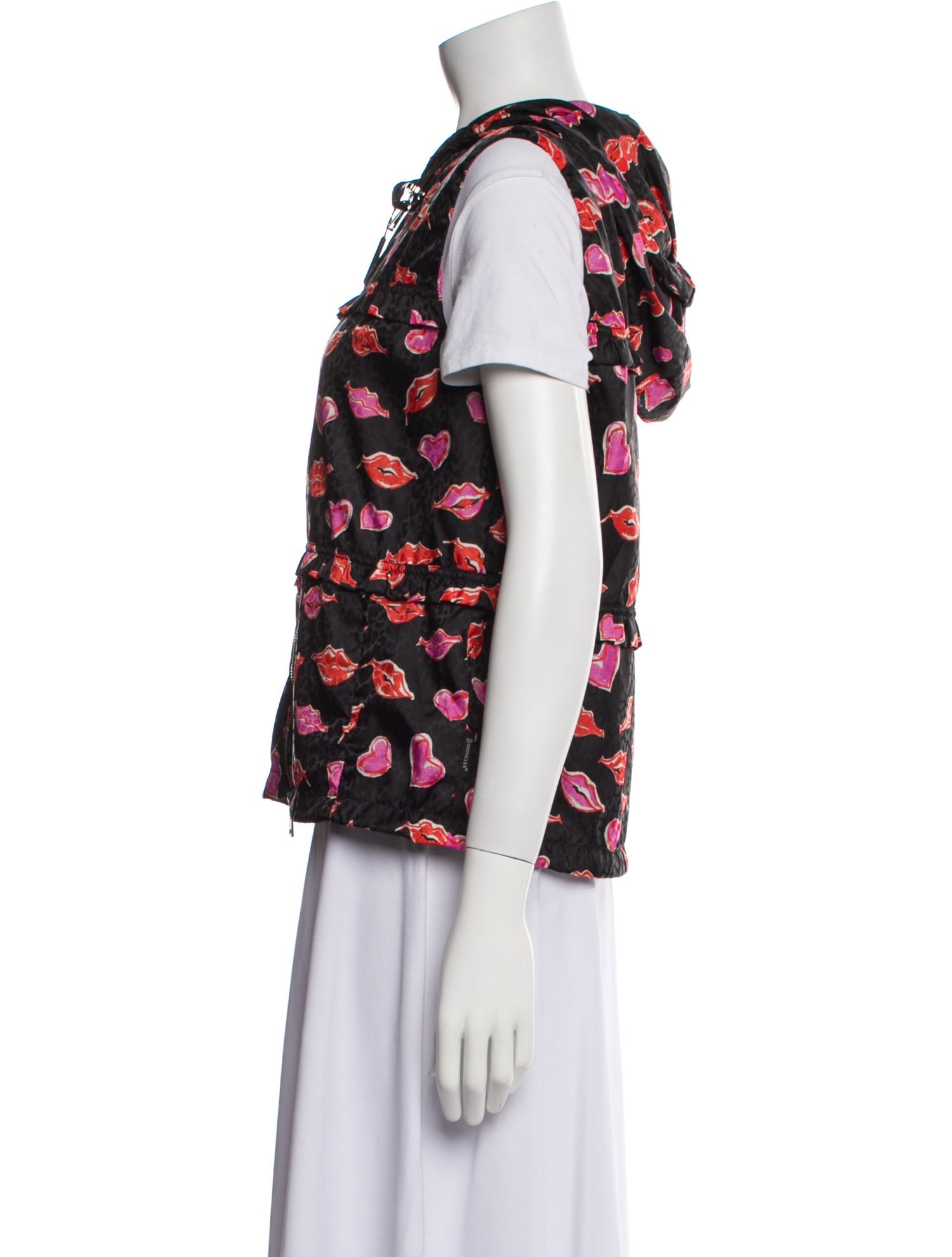 Moncler Floral Print Vest w/ Tags