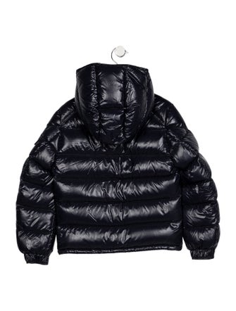 Moncler Boys' Blue Down Coat