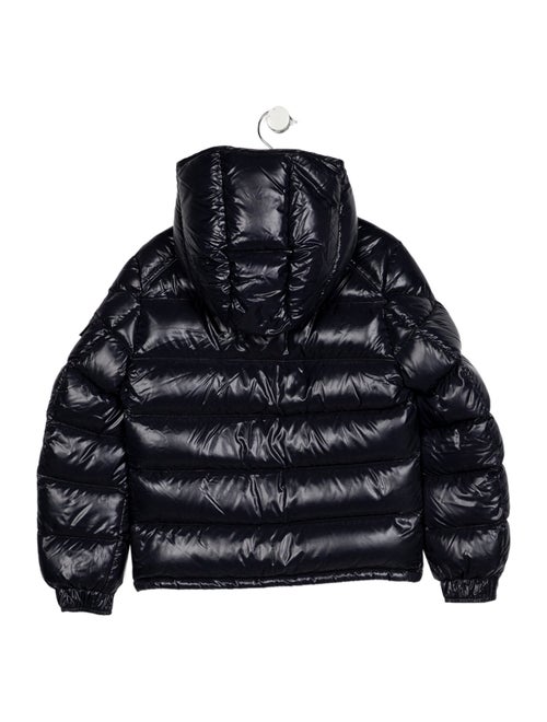 Moncler Boys' Blue Down Coat