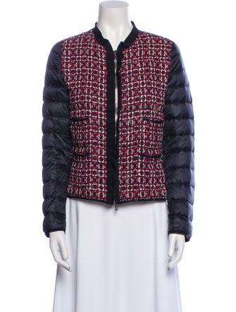 Moncler Down Printed Bomber Jacket