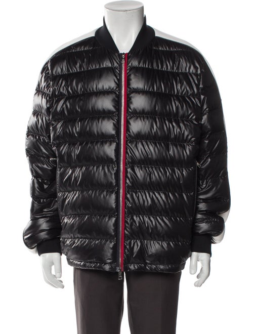 Moncler Striped Puffer Coat