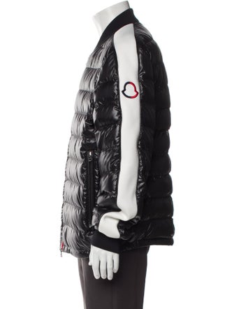 Moncler Striped Puffer Coat