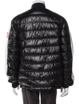 Moncler Striped Puffer Coat