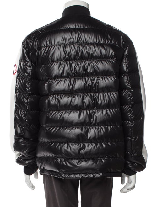 Moncler Striped Puffer Coat
