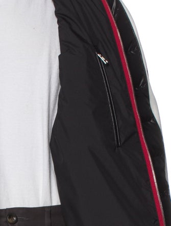 Moncler Striped Puffer Coat