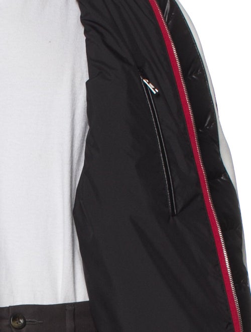 Moncler Striped Puffer Coat