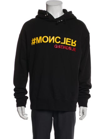 Moncler Grenoble Graphic Print Crew Neck Hoodie