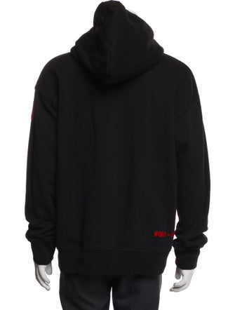 Moncler Grenoble Graphic Print Crew Neck Hoodie