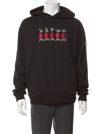 Moncler Graphic Print Crew Neck Hoodie