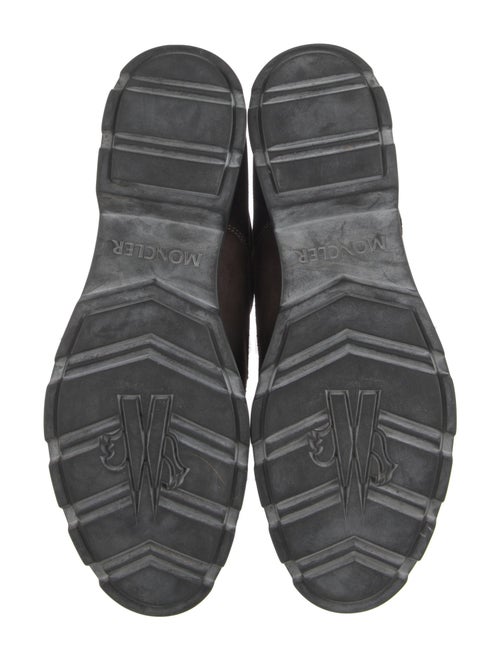 Moncler Suede Lace-Up Boots