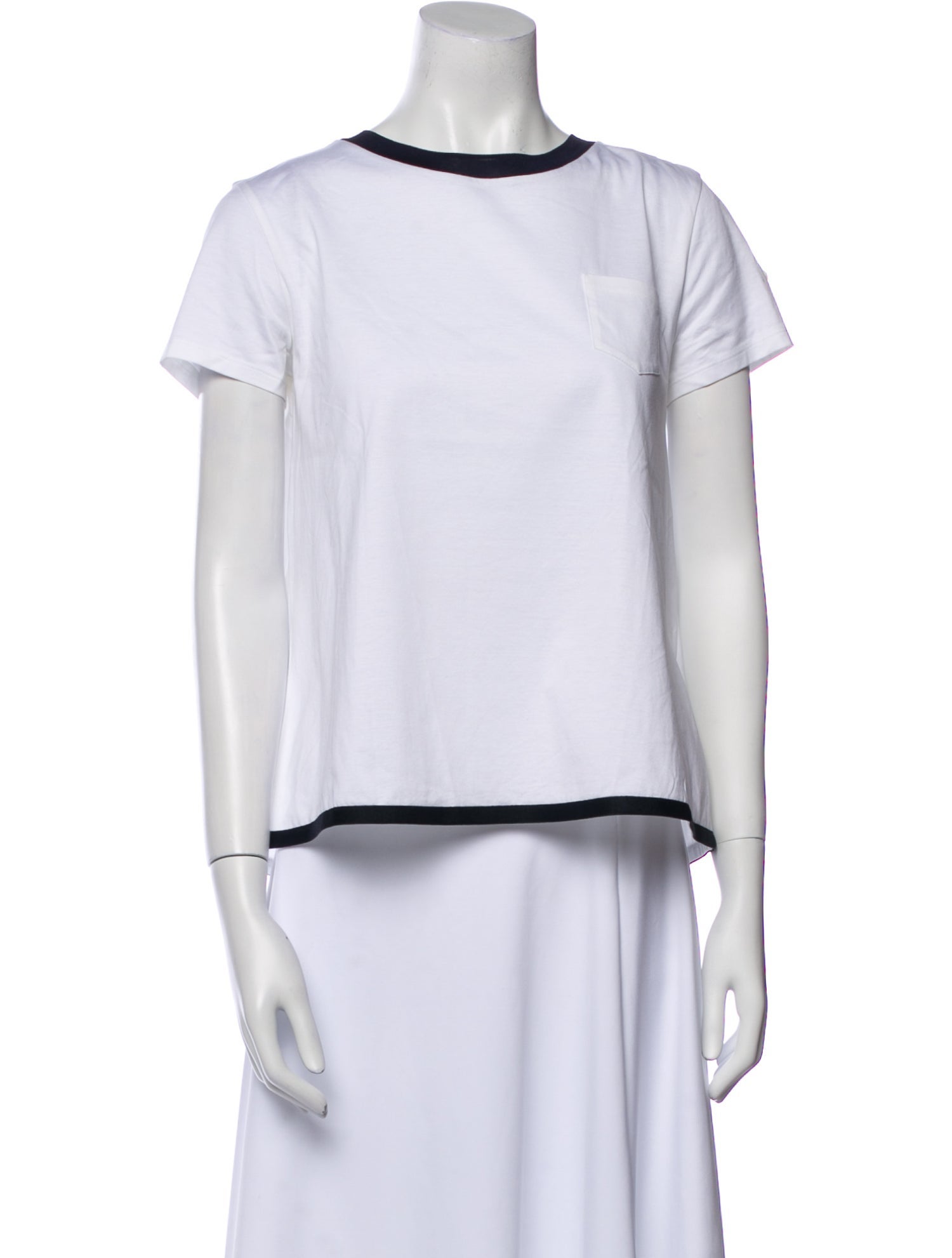 Moncler Scoop Neck Short Sleeve T-Shirt