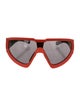 Moncler Shield Mirrored Sunglasses