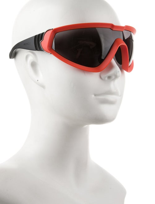 Moncler Shield Mirrored Sunglasses
