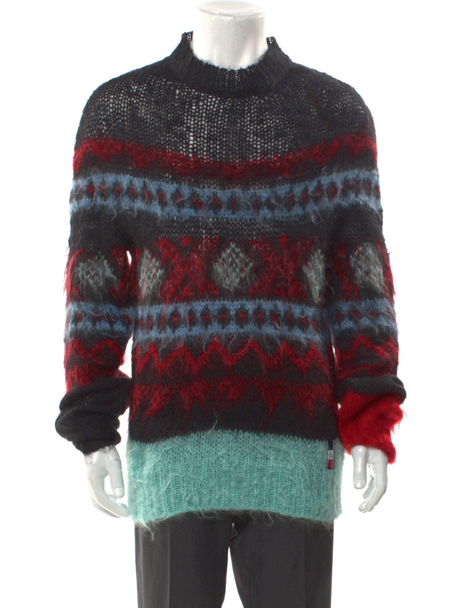 Moncler Mohair Striped Pullover