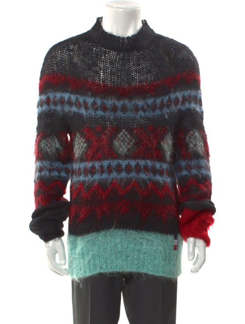 Moncler Mohair Striped Pullover