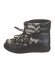 Moncler Leather Printed Snow Boots