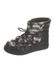 Moncler Leather Printed Snow Boots