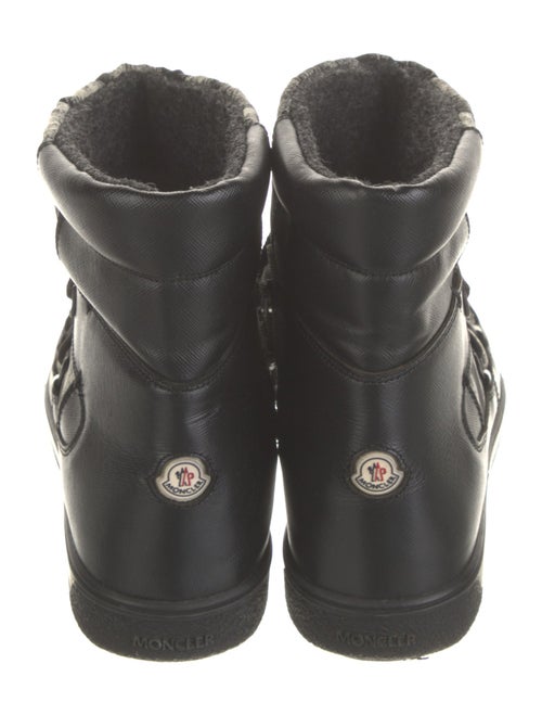 Moncler Leather Printed Snow Boots