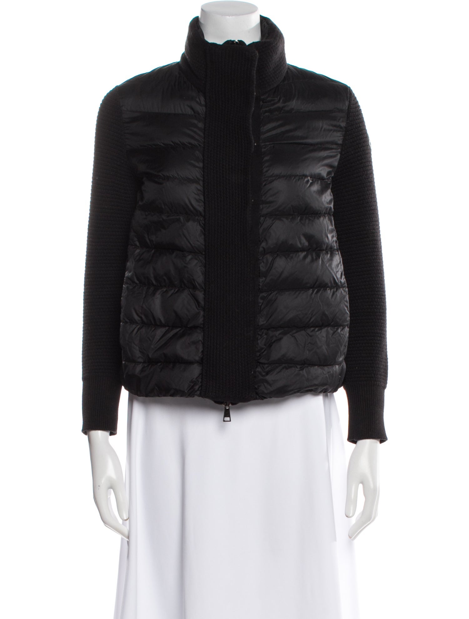 Moncler Nylon Faux Fur Jacket