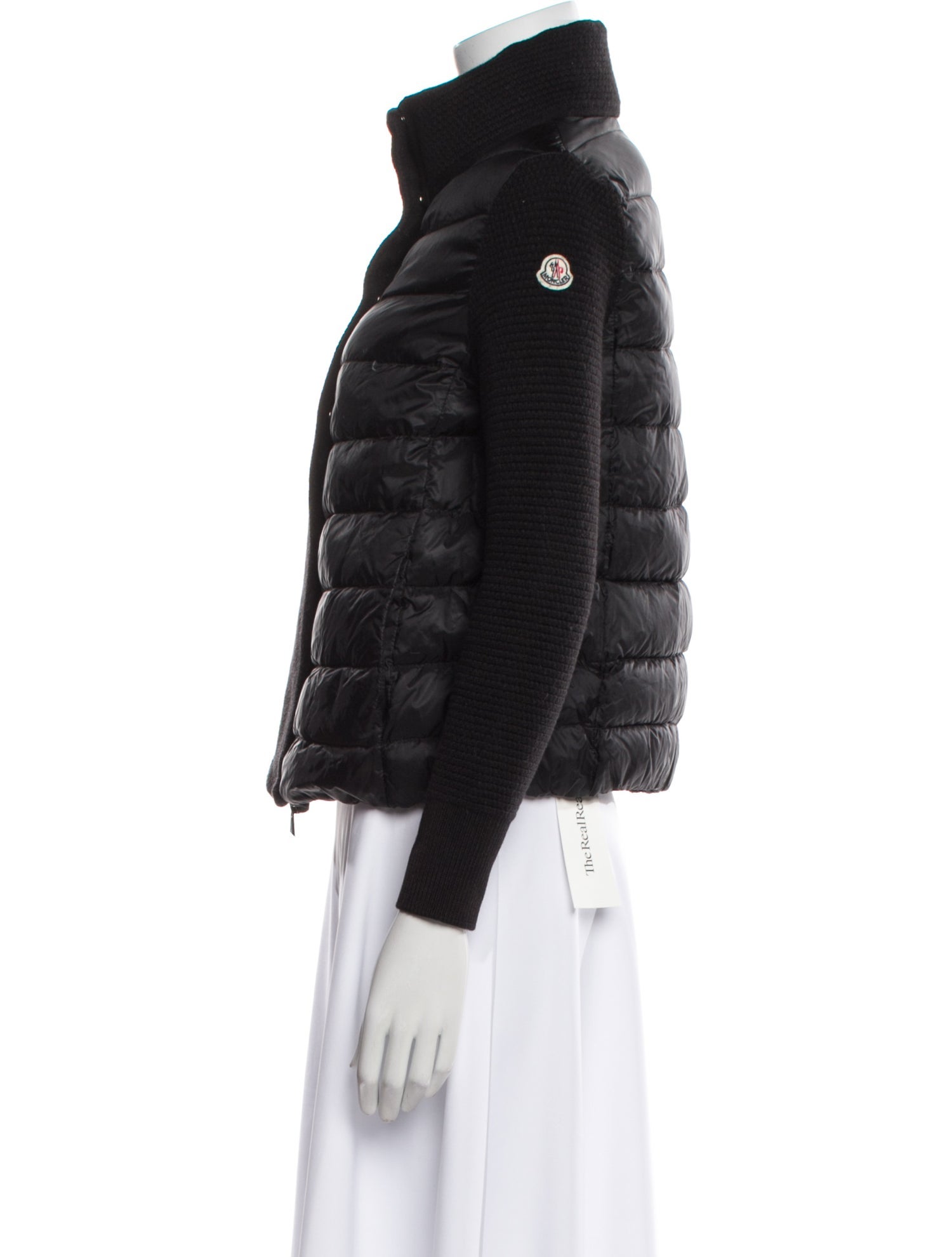 Moncler Nylon Faux Fur Jacket