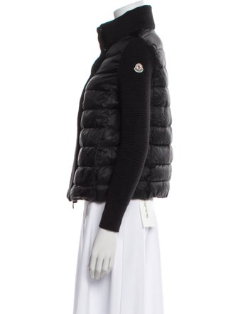 Moncler Nylon Faux Fur Jacket